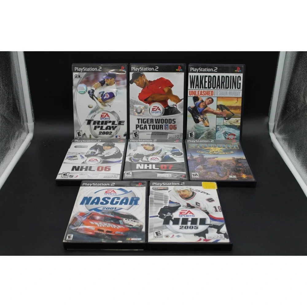 PlayStation 2 Game Lot 22 PS2 Games Untested COD True Crime SpyHunter Matrix
